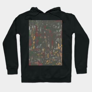 "Change of Chaos" - Dark Abstract Painting Original Artwork Abstract Line Art lots of colors Hoodie